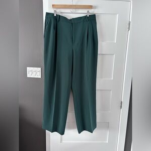Elegant green Women's Dress Pants